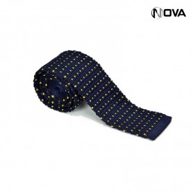 Cravate tricot à bout carré CVT44