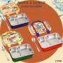 Boîte à Lunch Inox Motifs Ludiques - 700 ML - GDE453