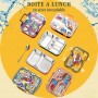 Boîte à Lunch Inox Motifs Ludiques - 700 ML - GDE453