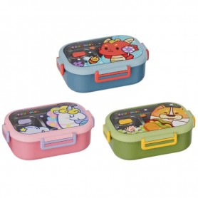 Boîte à Lunch Inox Motifs Adorables - 850 ML - GDE454