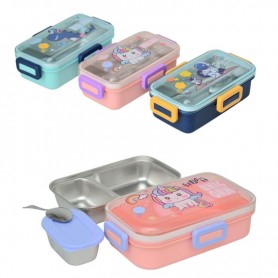 Boîte à Lunch Inox Motifs Ludiques - 530 ML - GDE459