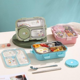 Boite à Lunch Inox 3 Compartiments - 700 ML - GDE460