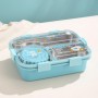Boite à Lunch Inox 3 Compartiments - 700 ML - GDE460