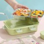 Boite à Lunch Inox 3 Compartiments - 700 ML - GDE460
