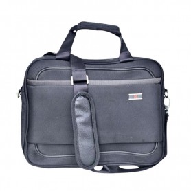 Sac ordinateur professionnel noir avec bandoulière – SC3048