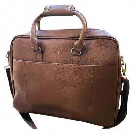 sac business cuir marron clair homme – SC3054