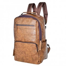 Sac à dos cuir marron clair vintage – SC3062