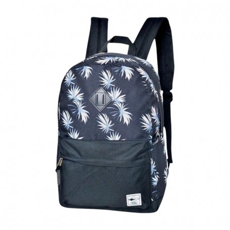 Sac à dos noir imprimé palmier moderne – SC3080