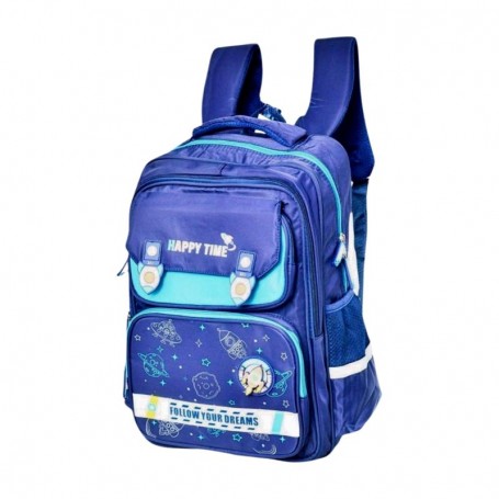 Sac à dos scolaire premium bleu marine espace – SC3119