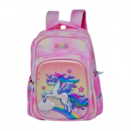 Sac à dos scolaire premium licorne rose – SC3135