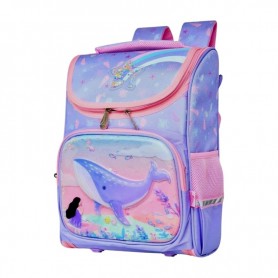 Cartable scolaire motif baleine – SC3140