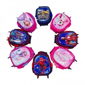 Sac à dos à roulettes enfant héros – École et loisirs – SC3155