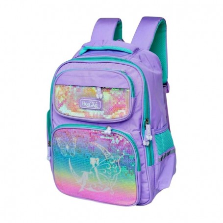 Sac à dos violet féerique à sequins enfant – SC3169