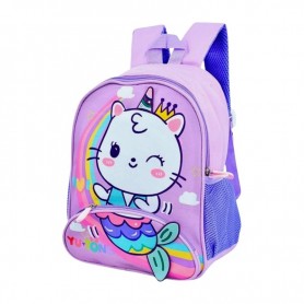 Sac à dos violet chat licorne enfant – SC3178