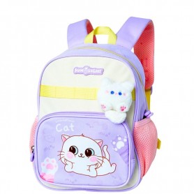 Sac à dos orthopédique enfant motif chat – SC3199
