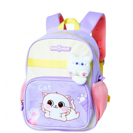 Sac à dos orthopédique enfant motif chat – SC3199