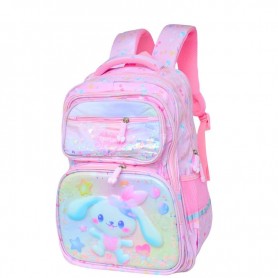 Sac à dos orthopédique enfant lapin rose – SC3201