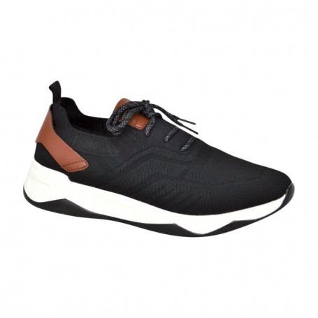Sneakers homme noires tendance – Chaussures confort - SNK556