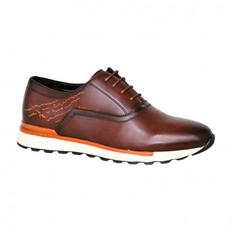 Chaussures homme cuir marron foncé – Élégantes et confortables - SNK557
