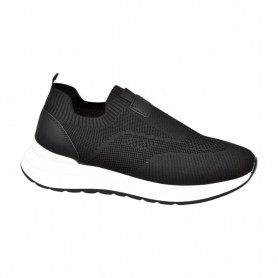 Sneakers homme noires slip-on – Chaussures confort – SNK570