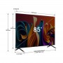 Hisense 85Q6N – TV QLED 4K 85 VIDAA Smart TV – Dolby Vision – Atmos