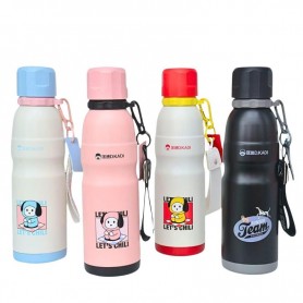 Gourde Isotherme DKADI Let s Chill 600ml – Bouteille Colorée - GDE504