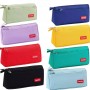 Trousse scolaire unie résistante – Multi-couleurs - TRS76