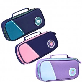 Trousse scolaire bicolore avec poignée – Enfant – TRS77