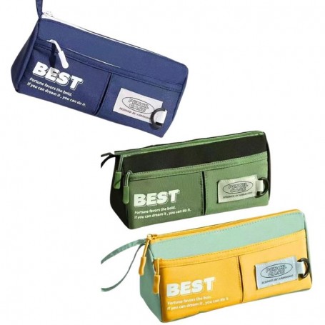 Trousse scolaire bicolore multifonction – TRS90