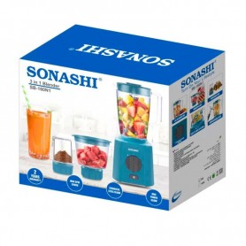 Blender Sonashi 3 en 1 – 650W – Bol Incassable – 3 Vitesses avec Fonction Pulse