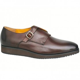 Chaussure à boucle homme cuir marron – Élégance et confort - CDV1789
