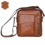 Sacoche en cuir camel pour homme – Élégance naturelle – SC3233