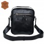 Sacoche homme cuir noir véritable – Élégance et praticité – SC3235