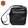Sacoche homme cuir noir véritable – Style professionnel – SC3236