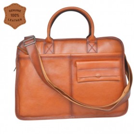 Sac en cuir marron clair – Style classique et raffiné – SC3254