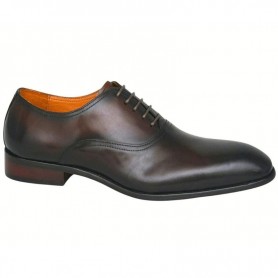 Chaussure Derby homme cuir marron foncé – Chic et confort - CDV1799