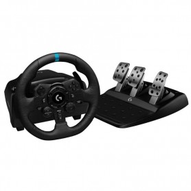 Logitech G923 – Volant de Course TrueForce avec Pédales pour PS5 – PS4 – PC