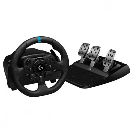 Logitech G923 – Volant de Course TrueForce avec Pédales pour PS5 – PS4 – PC