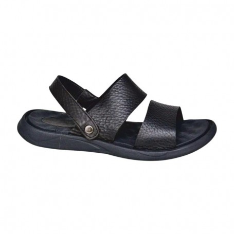 Sandale orthopédique homme cuir noir – SDL3145