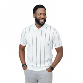 Polo rayé vertical homme – Style premium – TSH912