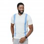 Polo rayé vertical homme – Style tendance – TSH916