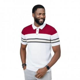 Polo bordeaux homme – Style moderne – TSH917