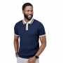 Polo bleu marine homme – Élégance premium – TSH923