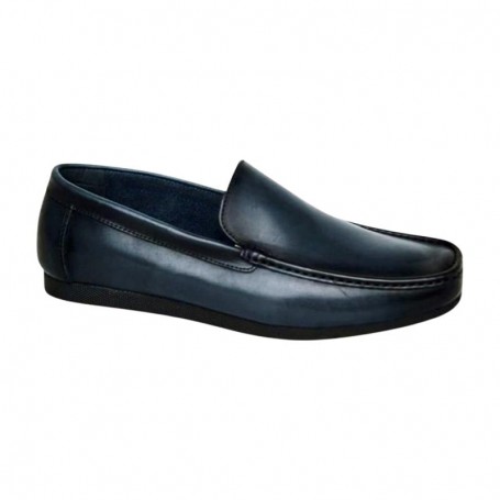 Mocassin bleu marine homme – Élégance moderne – MOC695