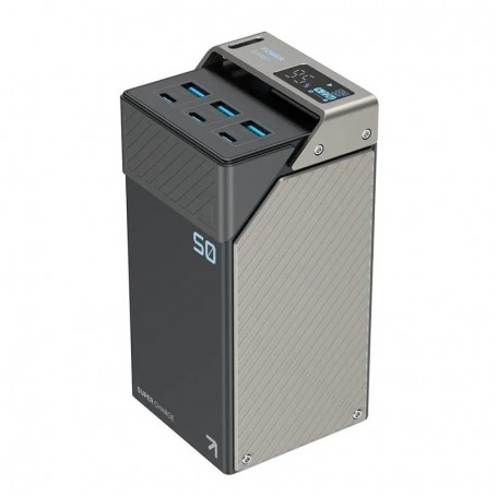 Powerology Power Bank 50000mAh 65W – 6 Ports - PC portable et Smartphone