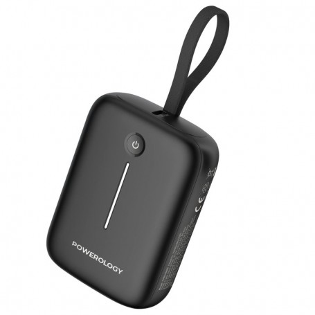 Powerology Power Bank 10000mAh – Charge Rapide – Cable Intégré
