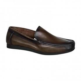 Mocassin marron foncé homme – Style chic – MOC704