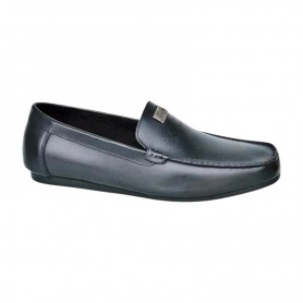 Mocassin noir habillé homme – Style classe – MOC715
