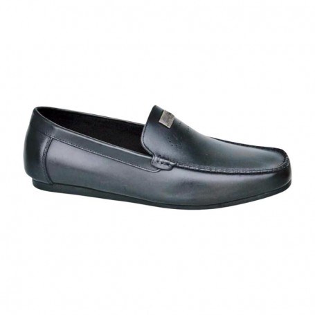 Mocassin noir habillé homme – Style classe – MOC715