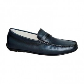 Mocassin bleu foncé homme – Élégance sobre – MOC716
